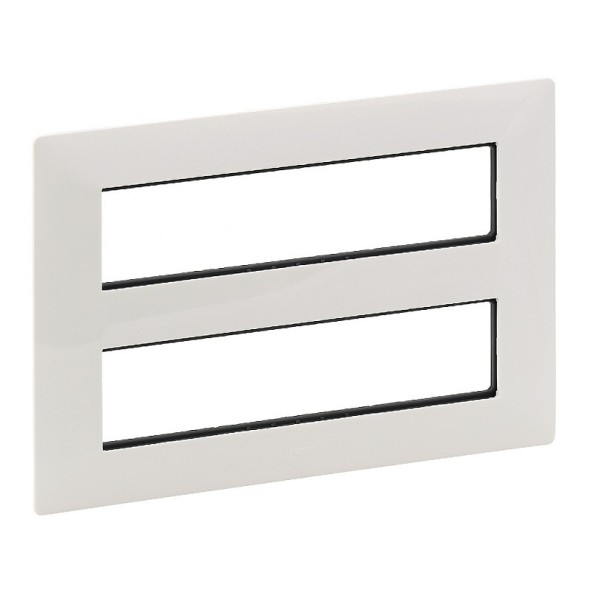 Рамка Legrand Valena Life Белая для модульных устройств Mosaic 2x4x2 модуля 752146