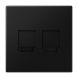 Крышка Jung LS серия матовый чёрный графит для модульных гнёзд LS1969-25WESWM