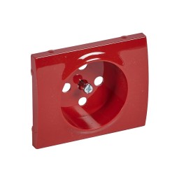Лицевая панель Legrand Galea Life красная для розетки 2к+З С Блок 777023