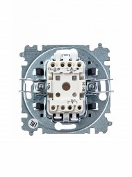 Выключатель ABB Levit жемчуг / ледяной кнопочный одноклавишный 2CHH599145A6068 3559H-A91445 68W