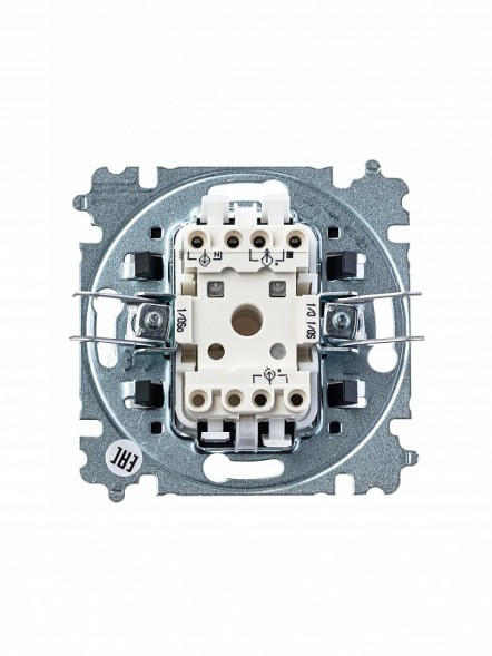 Выключатель ABB Levit жемчуг / ледяной кнопочный одноклавишный 2CHH599145A6068 3559H-A91445 68W