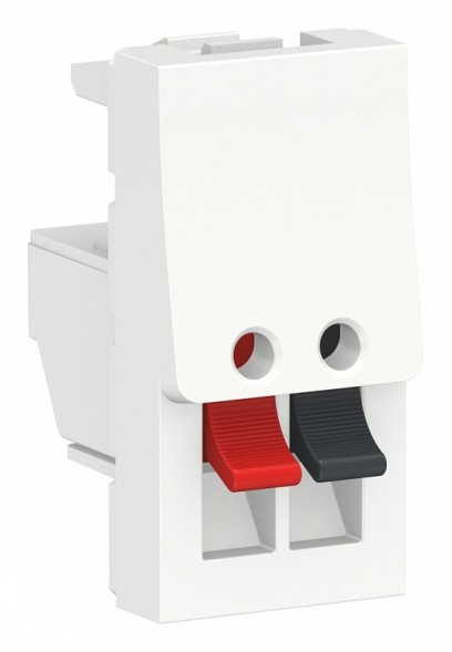 Аудиорозетка Schneider Electric Unica Modular Белый 1 модуля NU348718