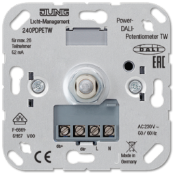 Потенциометр DALI Jung SL серия с источником питания «tunable white» 240PDPETW