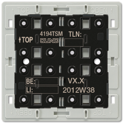 Кнопочный модуль КNX Jung FD Design «универсальный», 4 группы 4194TSM
