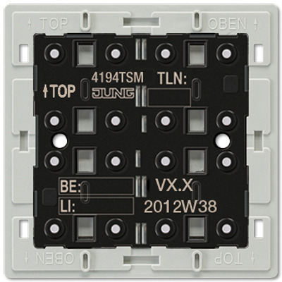 Кнопочный модуль КNX Jung FD Design «универсальный», 4 группы 4194TSM
