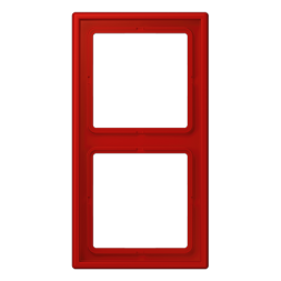 Рамка Jung Les Couleurs Le Corbusier Rouge vermillon 2 поста LC98232090