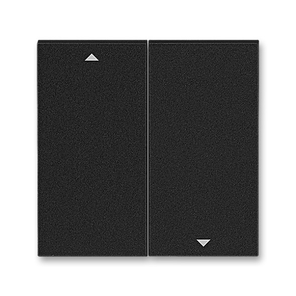 Сменная панель ABB Levit антрацит на клавишу для выключателя жалюзи 2CHH594471A8063 ND3559H-A447/1 63