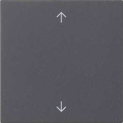 Накладка управления с символами стрелок Gira System 3000 Антрацит 536128