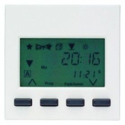 Таймер Berker B.7 полярная белизна, с блеском RolloТec "Комфорт" с дисплеем Glas 17748989