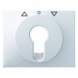 Центральная панель Berker R.1 Berker K.1 полярная белизна с блеском для жалюзийного замочного выключателя/кнопки 15047109