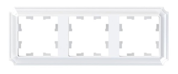 ATN100103 3-постовая РАМКА БЕЛЫЙ, AtlasDesign Antique Schneider Electric