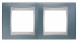 Рамка Schneider Electric Unica Top Грей / Алюминий 2 поста MGU66.004.097