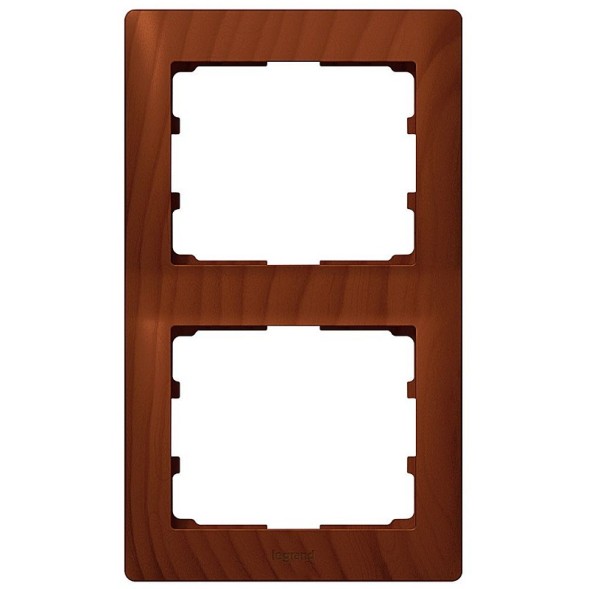 Рамка Legrand Galea Life Вишня 2 поста вертикальная 771976