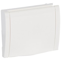 Лицевая панель Legrand Galea Life белый розетки 2к+З с защитными шторками с крышкой 777022