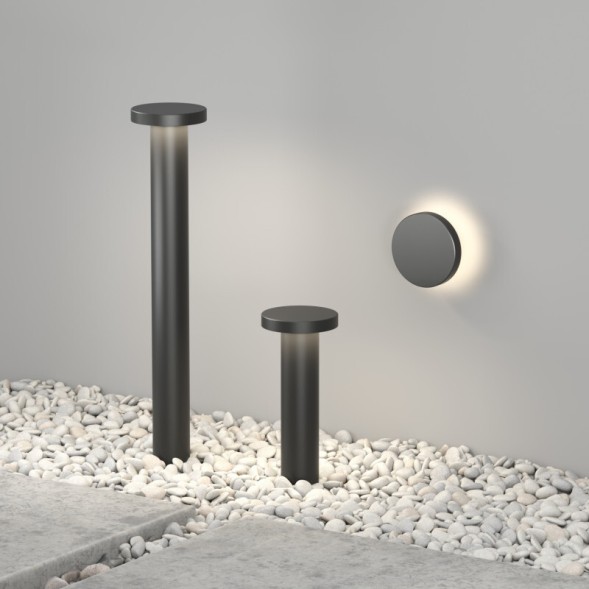 Настенный светодиодный уличный светильник DRAMEN DK9701-BK