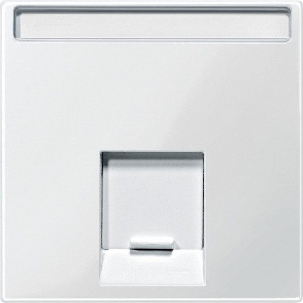 Центральная плата Merten M-серия полярный белый для розетки 1 пост MTN469819