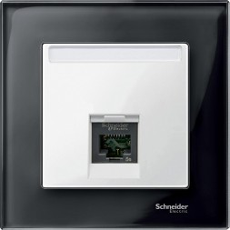 Центральная плата Merten M-серия полярный белый для розетки 1 пост MTN469819