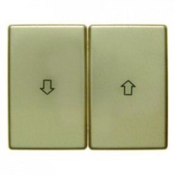 Клавиши Berker Arsys с оттиском Стрелка золотой металл 14340102