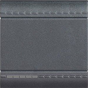 Клавиша Bticino Living Light Антрацит без символа, 2 модуля L4915M2N