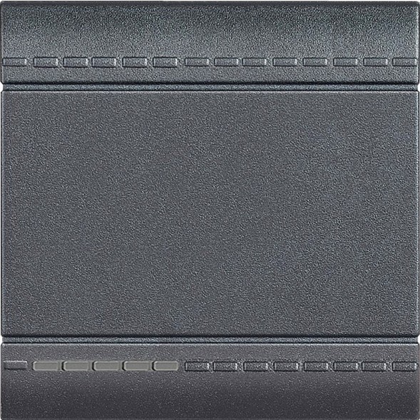 Клавиша Bticino Living Light Антрацит без символа, 2 модуля L4915M2N