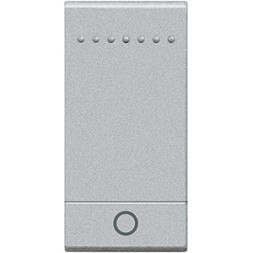 Клавиша Bticino Living Light Алюминий Лампа, 1 модуль NT4915AN