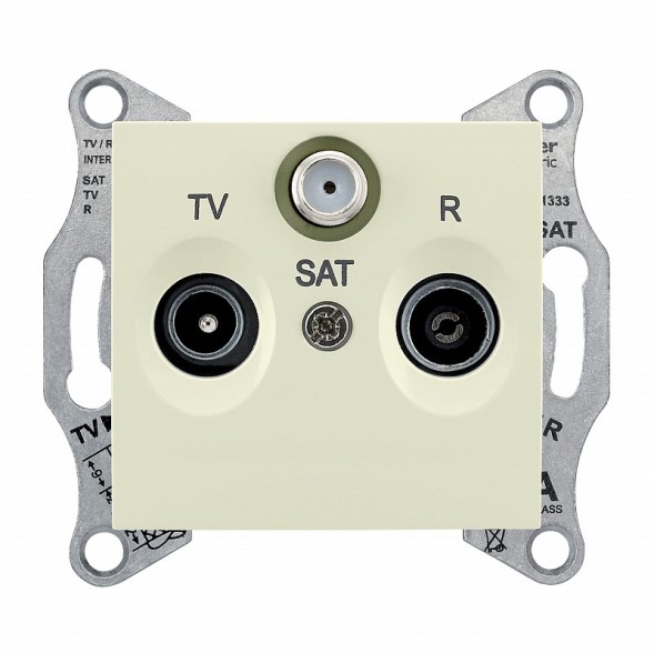 TV\R\SAT розетка Schneider Electric Sedna бежевый пром. SDN3501247