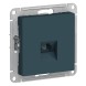 Розетка телефонная RJ11 Schneider Electric Atlasdesign Изумруд механизм ATN000881