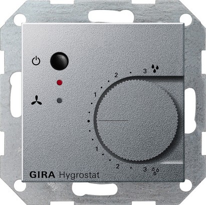 Электронный гигростат Gira Event Алюминий 226526