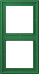 Рамка Jung Les Couleurs Le Corbusier Vert fonce 2 поста LC98232050