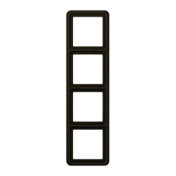 Рамка Jung CD 500 Коричневый 4 поста CD584BR