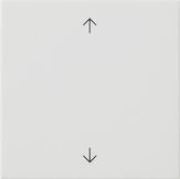 Накладка управления с символами стрелок Gira System 3000 Белый шелковисто-матовый 536127