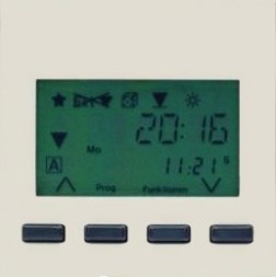 Таймер Berker B.7 белый, с блеском RolloТec "Комфорт" с дисплеем 17748982