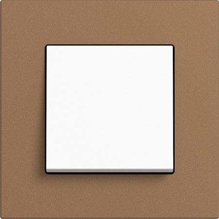 Рамка Gira Esprit Linoleum-Multiplex Светло-коричневый 1 пост 0211221