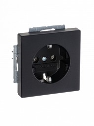 Розетка ABB Future чёрный бархат SCHUKO 16А 250В 2CKA002011A6211 20 EUC-885-500