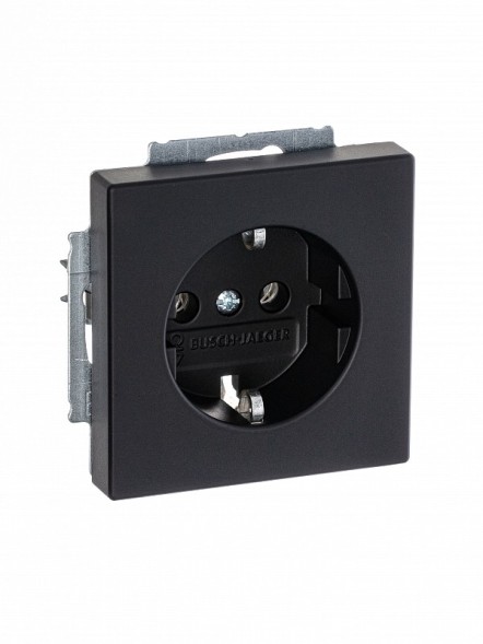 Розетка ABB Future чёрный бархат SCHUKO 16А 250В 2CKA002011A6211 20 EUC-885-500