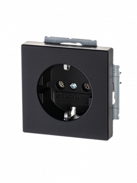 Розетка ABB Future чёрный бархат SCHUKO 16А 250В 2CKA002011A6211 20 EUC-885-500