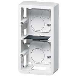 Коробка Legrand Mosaic белая накладная 2х2м,выключателя 40мм 080282