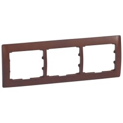Рамка Legrand Galea Life Вишня 3 поста 771973