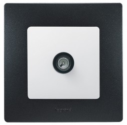 Розетка TV Legrand Etika белый проходная - 14 дБ - 5-862 мГц 672263