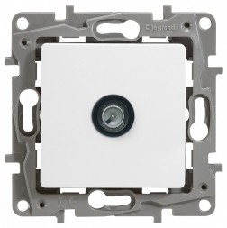 Розетка TV Legrand Etika белый проходная - 14 дБ - 5-862 мГц 672263