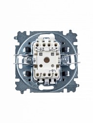 Выключатель ABB Levit белый / ледяной кнопочный одноклавишный 2CHH599145A6001 3559H-A91445 01W