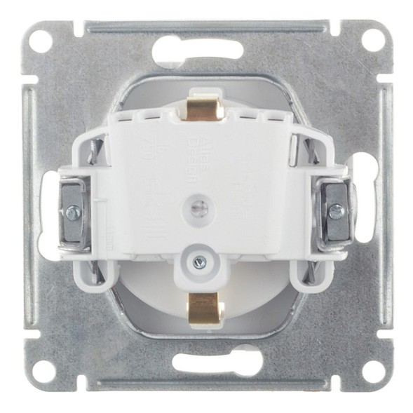 РОЗЕТКА с заземлением, 16А, механизм, быстрозажим. клем., БЕЛЫЙ Schneider Electric Art Gallery GAL000143S