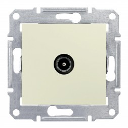 TV коннектор Schneider Electric Sedna бежевый оконечный SDN3201647