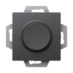 ATN001435 Atlasdesign ТЕРМОСТАТ электрон. теплого пола с датчиком, 10A, механизм, БАЗАЛЬТ Schneider Electric