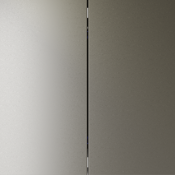 Выключатель с самовозвратом встраиваемый VOLTUM S70 двухклавишный 10А, (шелк)