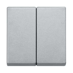 Клавиша Merten M-серия алюминий x2 MTN433560