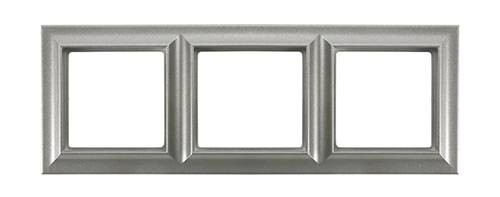 Рамка Jung ECO Profi Standart Алюминий 3 поста EPS483AL