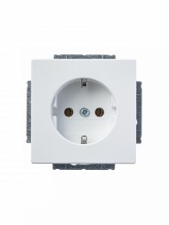 Розетка ABB белый бархат SCHUKO 16А 250В 2CKA002011A6208 20 EUC-884-500