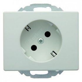 Штепсельная розетка Berker Arsys полярная белизна с блеском SCHUKO 45° 47280069