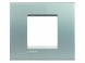 Рамка Bticino LivingLight Квадрат Алюминий двухмодульная LNA4802TE